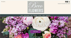 Desktop Screenshot of becoflowers.com